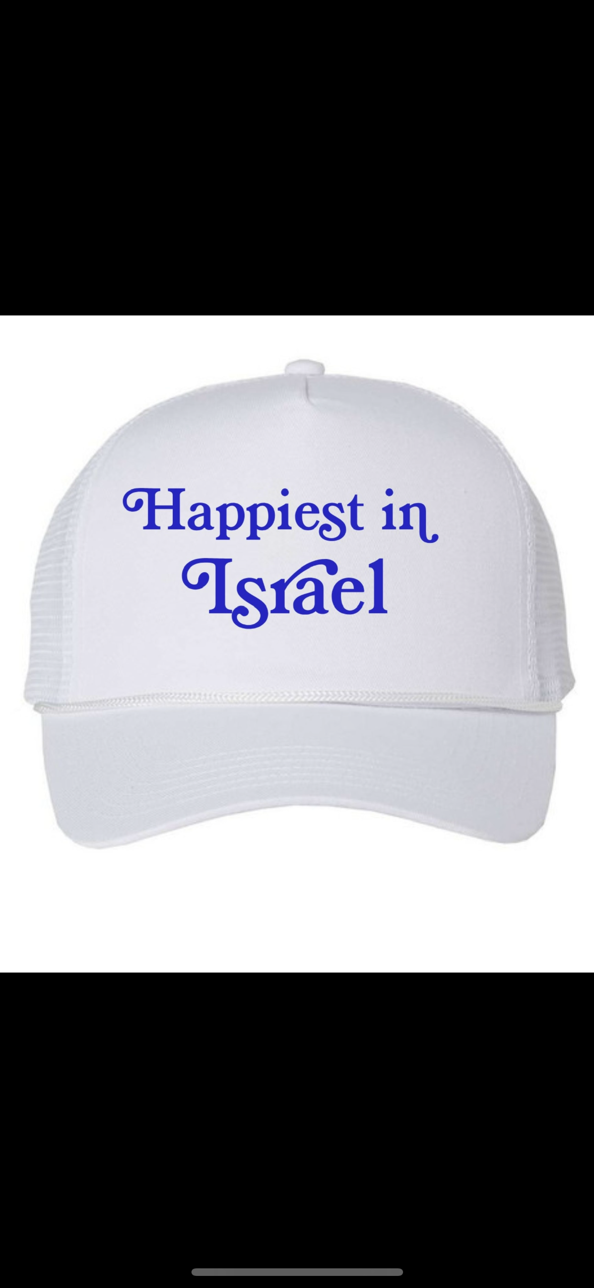 Happiest in Israel Hat